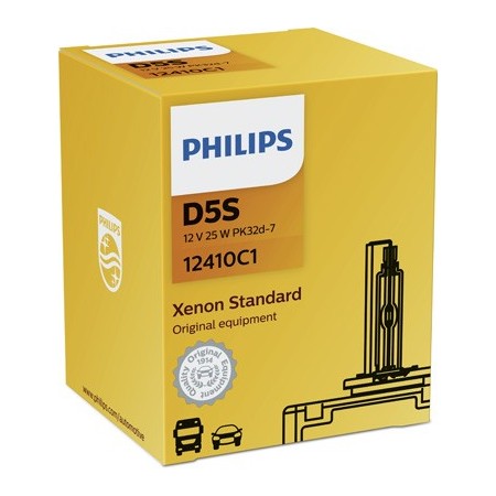 Lampada Xenon PHILIPS D5S 25W 12410C1 XenonVision PK32d‑7