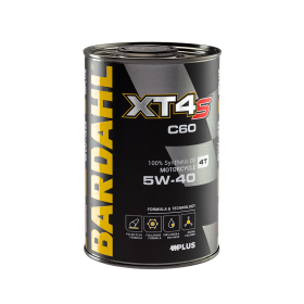 Bardahl XT4-S C60 5W-40 – Olio Motore 100% Sintetico per Moto 4T