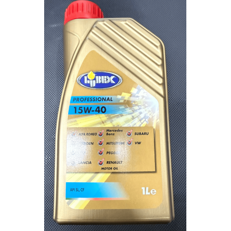 Olio motore LUBEX Professional 15W-40 1L API SL CF per benzina, diesel, GPL e metano