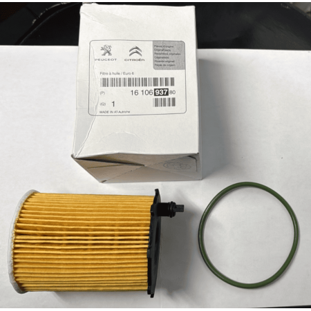 Filtro olio originale Peugeot Citroën Euro 6 – Cod. 1610693780 – Ricambio PSA