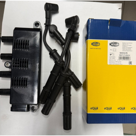 Bobina Accensione Magenti Marelli con Cavi Candela 1.2 1.4 Benzina