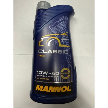 Olio Motore Mannol Classic 7501 10W-40 1L – API SN ACEA A3/B4