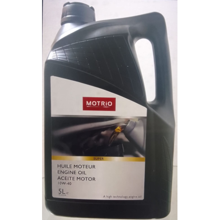 5L Olio Motore Motrio 10W-40 Super lubrificante Auto Benzina Diesel ACEA A3/B4