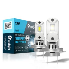 Kit lampade H7 H18 Led Luce Bianca +250% Plug&play 6500°K