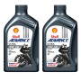 Shell Advance Ultra 4T 10W40 2L Olio Moto Sintetico API SP JASO MA2