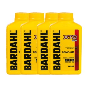 4L Bardahl XTC C60 10W40 Olio Motore Moto 4T 100% Sintetico JASO MA2 API SN