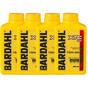 Bardahl XTC C60 15W-50 4L Olio Moto 4T Sintetico