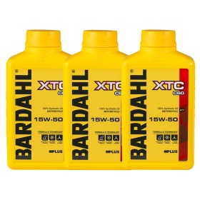 Bardahl XTC C60 15W-50 3 Litri Olio Moto 4T 100% Sintetico