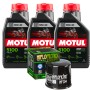 Kit Motul 5100 10W40 3L + HF204 | Tagliando Moto