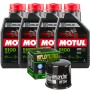 Kit Motul 5100 10W40 4L + HF204 | Tagliando Moto
