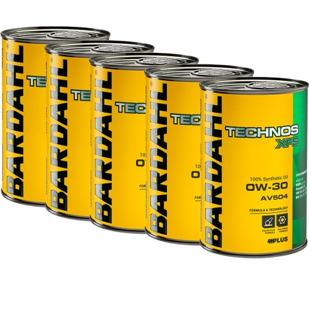 Bardahl Technos XFS AV504 0W-30 5L – Olio Motore VW 504 507