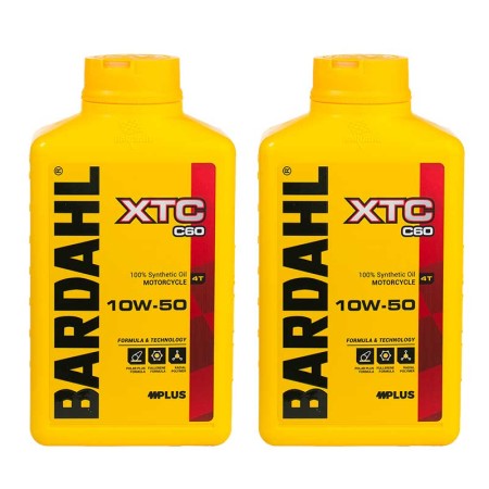 Bardahl XTC C60 10W-50 Olio Moto 4T 2 Litri