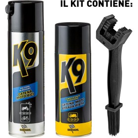 Bardahl K9 Kit Catena Moto Strada Pista | Pulitore + Lubrificante