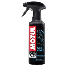 MOTUL MC CARE E1 WASH & WAX 400ml Pulitore a Secco Moto